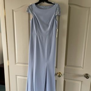 Eliza J Periwinkle Evening Dress